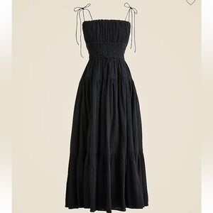 J. Crew Clio dress in textured gauze in black in XXS || worn once